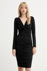 Šaty Fracomina černá barva, mini, přiléhavé, FQ25WD2009W62601