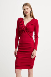 Šaty Fracomina červená barva, mini, přiléhavé, FQ25WD2009W62601