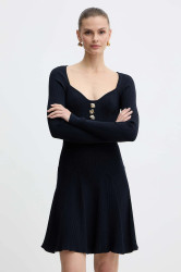 Šaty Fracomina tmavomodrá barva, mini, FS25WD5004K41601