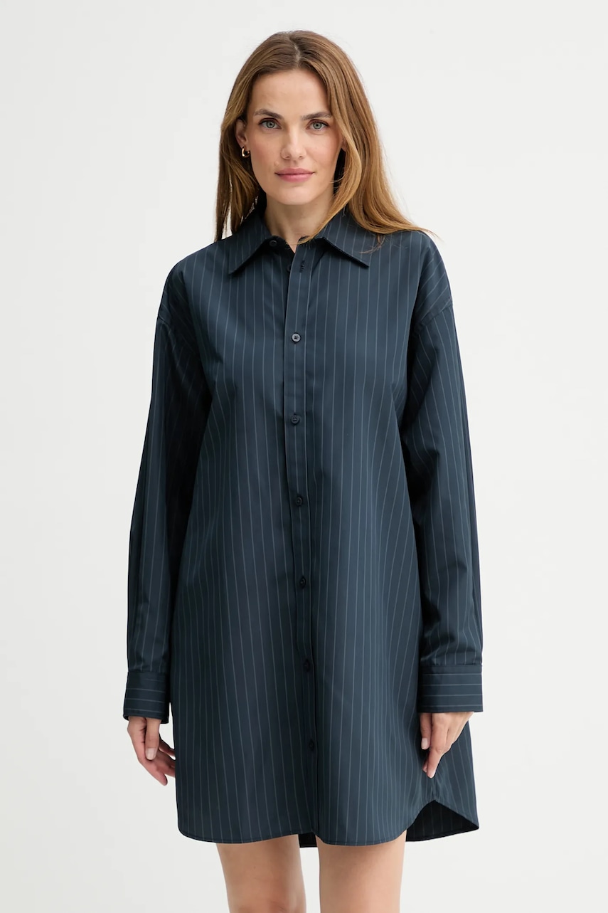 Šaty G-Star Oversized woven tmavomodrá barva, mini, oversize, D26979-E084