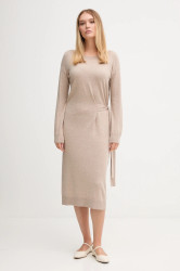 Šaty Gaudi béžová barva, maxi, 521FD13001