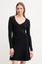 Šaty Gaudi černá barva, mini, 521FD13008