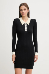 Šaty Gaudi černá barva, mini, přiléhavé, 521FD13007