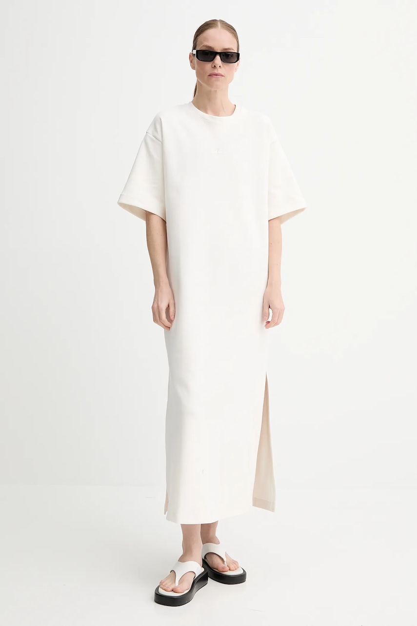 Šaty Gestuz bílá barva, maxi, 10910335