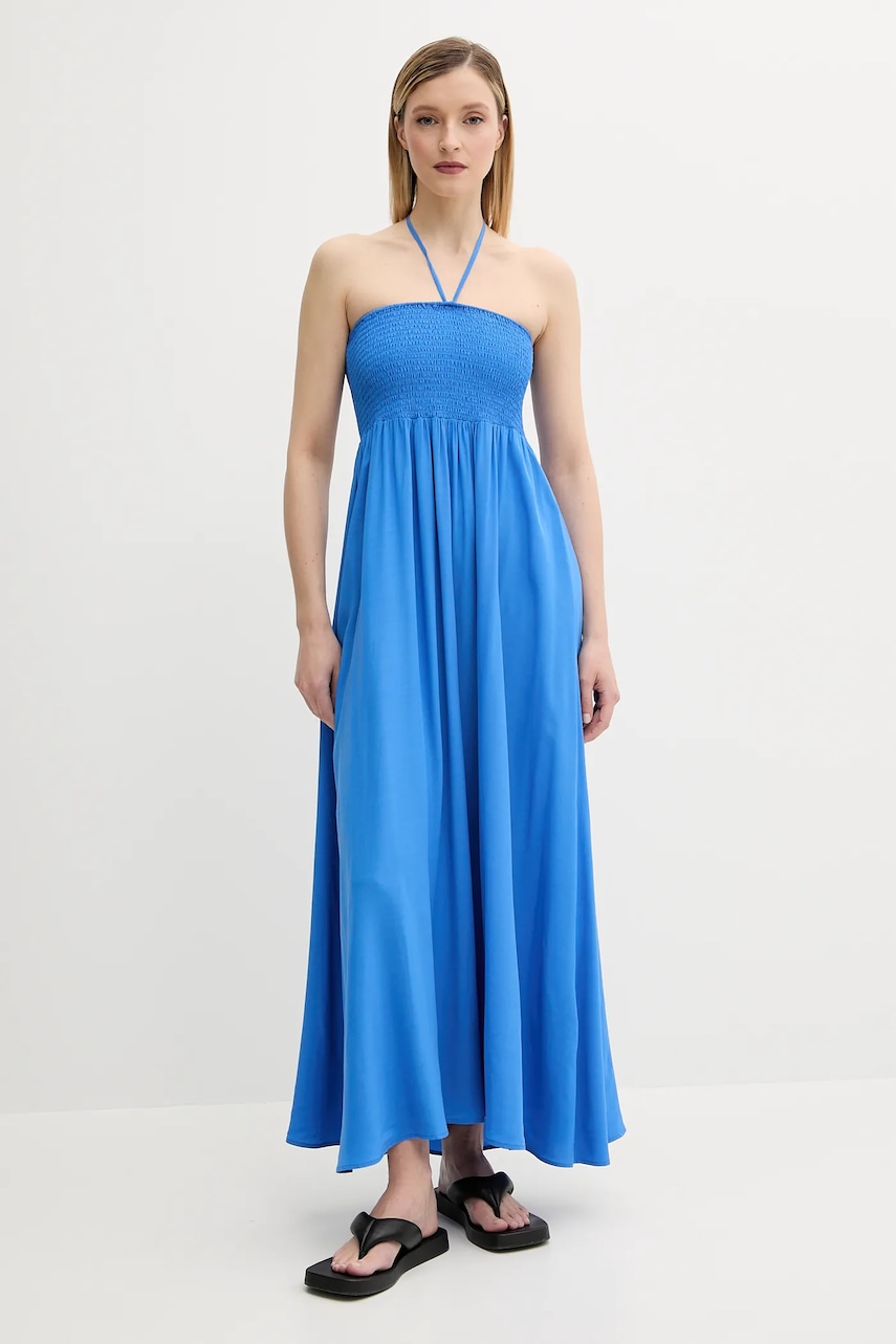 Šaty Gestuz fialová barva, midi, 10910260