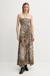 Šaty Gestuz hnědá barva, midi, 10910247