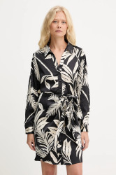 Šaty Guess ALYA černá barva, mini, W3RK91 WF1T2