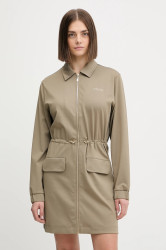 Šaty Guess CARLA zelená barva, mini, V5YK04 KCX42