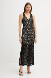 Šaty Guess CHRISTEL černá barva, maxi, přiléhavé, W5GK37 KCS90