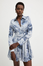 Šaty Guess CONCETTA modrá barva, mini, W5YK00 WF1T2