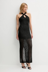 Šaty Guess CYNTHIA černá barva, maxi, přiléhavé, W5YK48 Z37G0