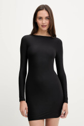 Šaty Guess EVELINE černá barva, mini, přiléhavé, O5GK03 KCDE0