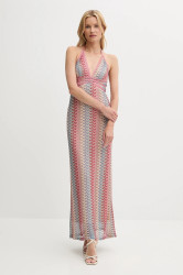 Šaty Guess FEARNE růžová barva, maxi, W5YK1C KK620