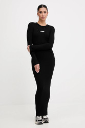 Šaty Guess FLAMINIA černá barva, maxi, přiléhavé, V5BK02 Z3JD2