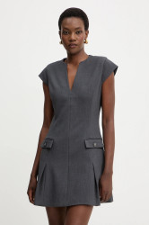 Šaty Guess JOANDRA šedá barva, mini, W5BK19 W2402