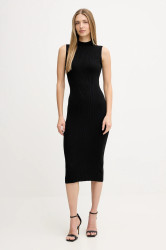 Šaty Guess JULIA černá barva, maxi, přiléhavé, W5BK23 Z3OW2