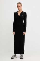 Šaty Guess LAVINIA černá barva, maxi, V5BK06 Z0572