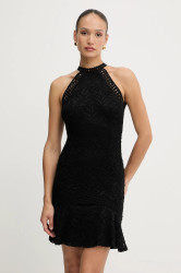 Šaty Guess NEW LIZA černá barva, mini, W5YK0C KCS90