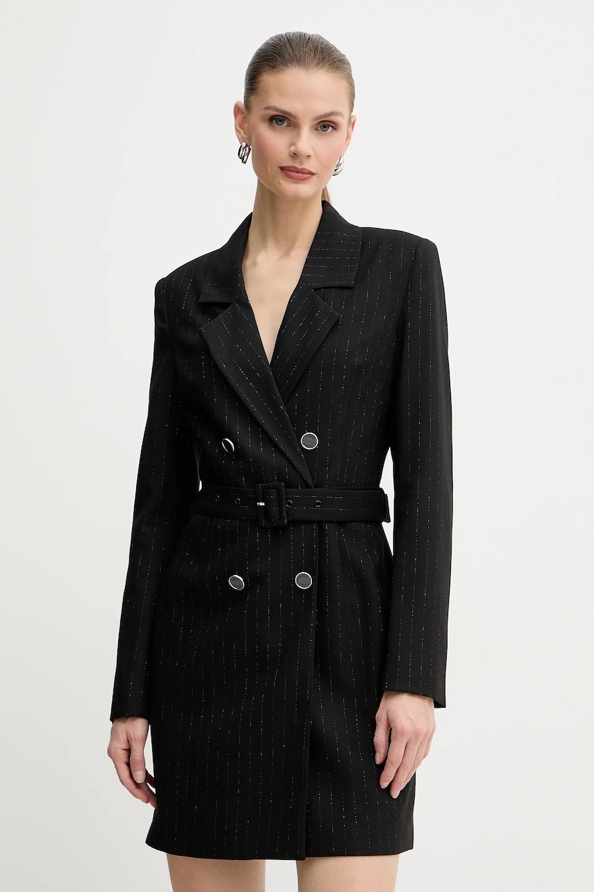 Šaty Guess ZANITA černá barva, mini, W5BK54 W2422