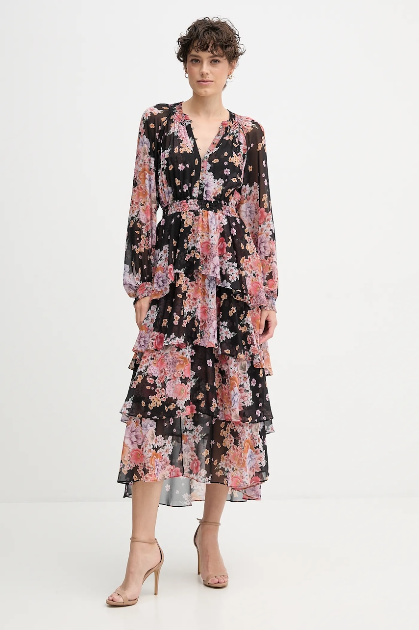 Šaty Hale BOB černá barva, mini, 58YZ672A