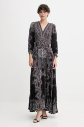 Šaty Hale BOB hnědá barva, maxi, 56TV650A