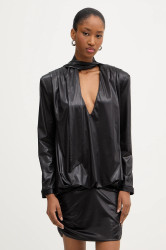 Šaty Haveone černá barva, mini, MFS-P097