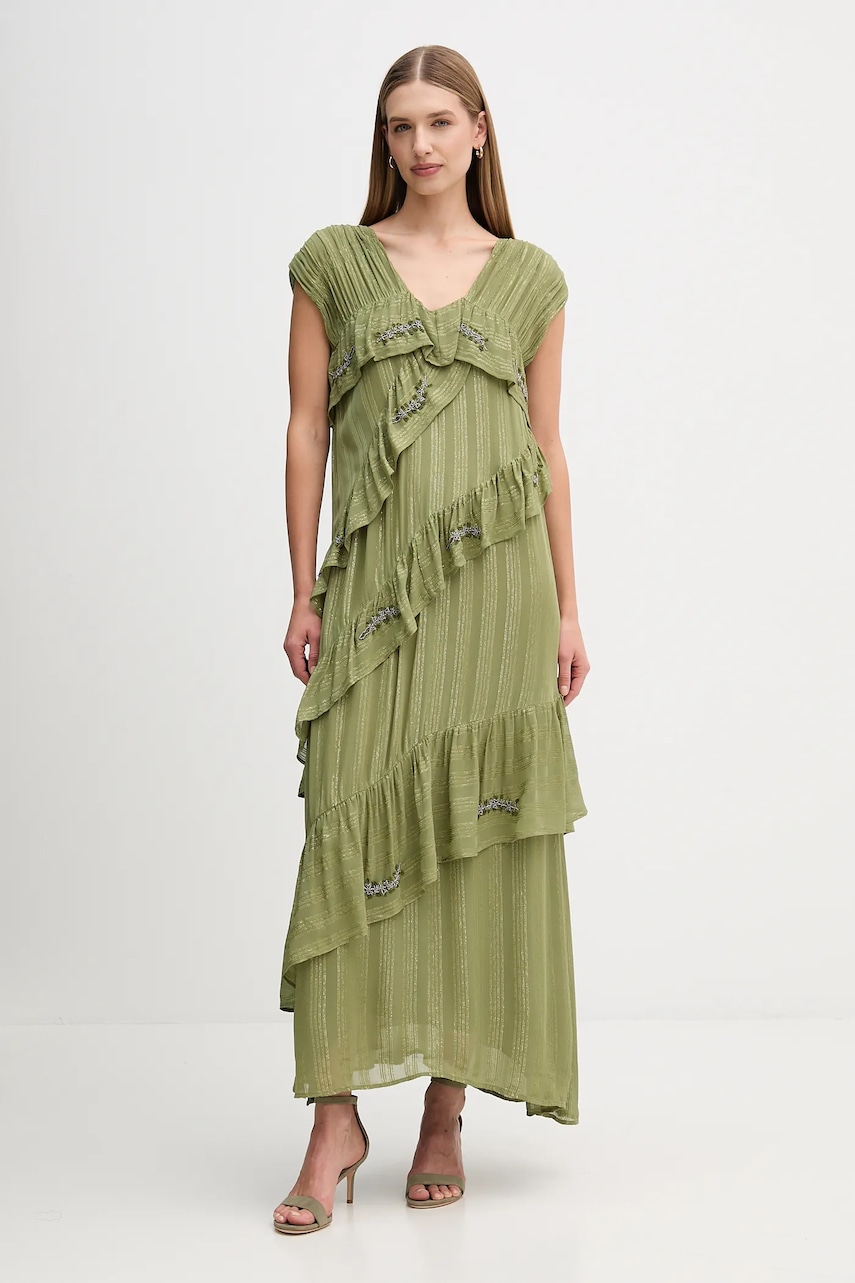 Šaty Hoss Intropia zelená barva, mini, 8222109