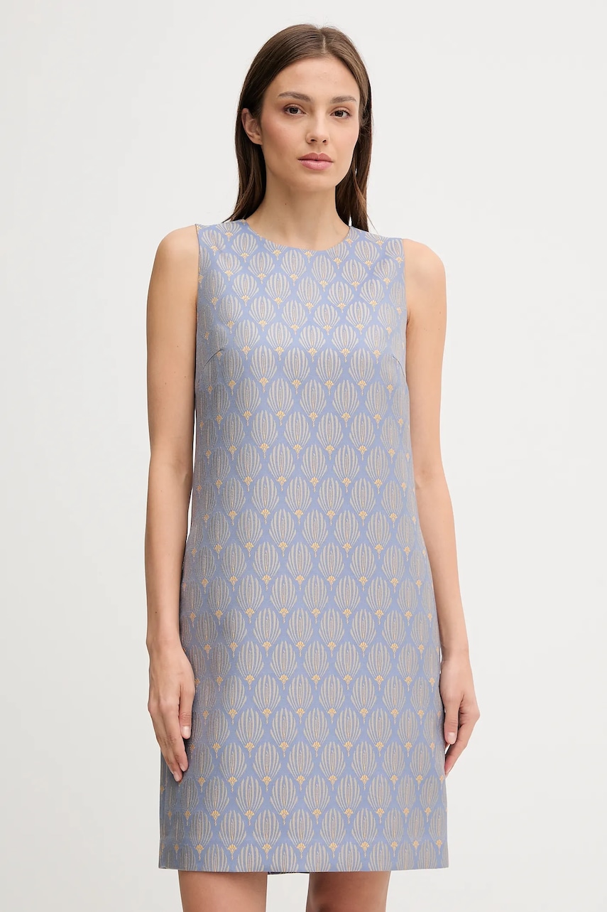 Šaty Joop! modrá barva, mini, přiléhavé, 30048022