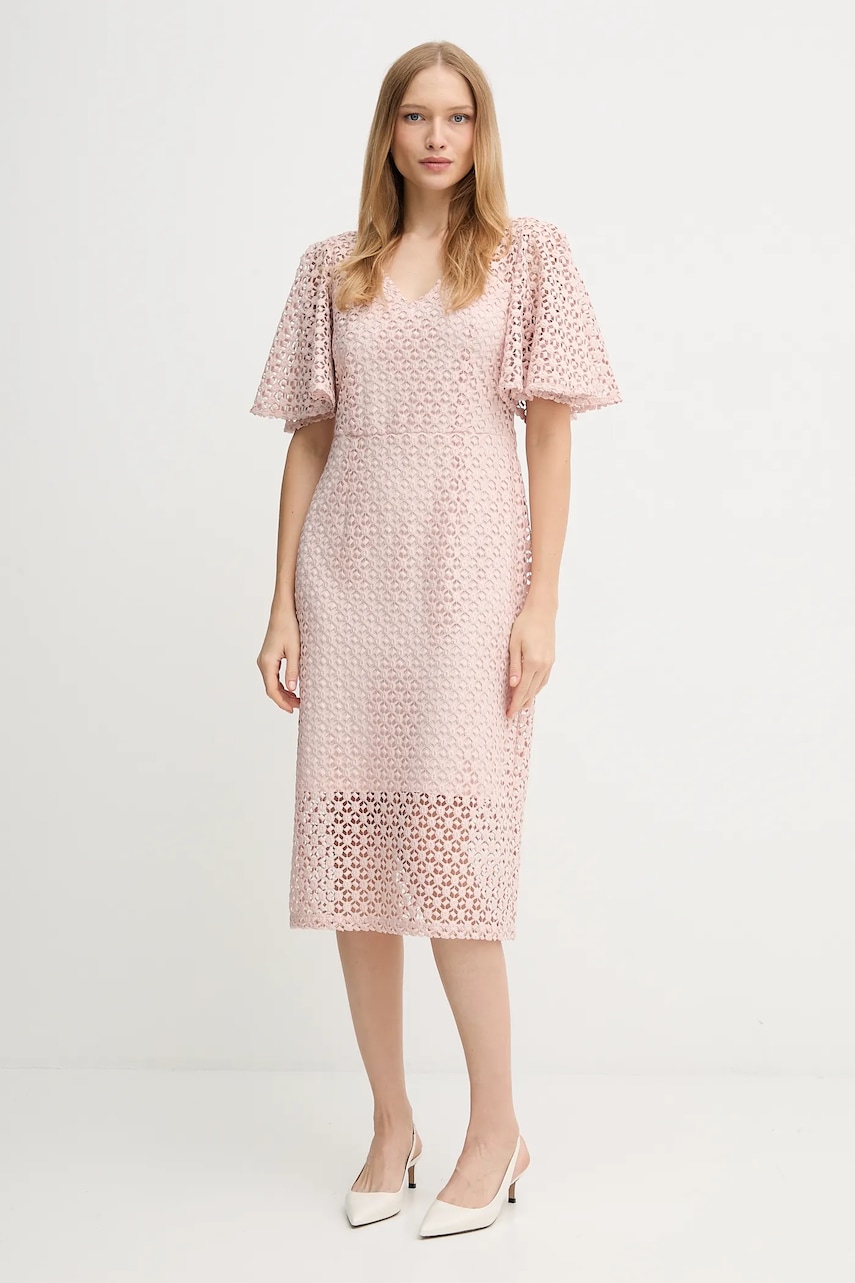 Šaty Joseph Ribkoff béžová barva, midi, 251744