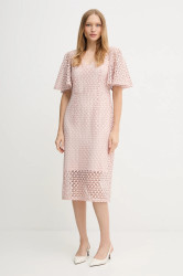 Šaty Joseph Ribkoff béžová barva, midi, 251744