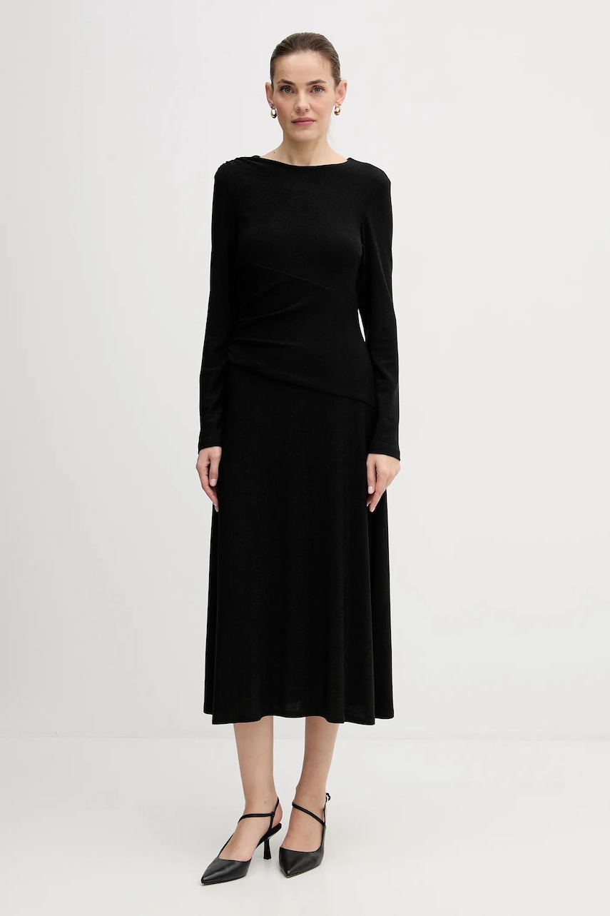 Šaty Joseph Ribkoff černá barva, midi, 254082