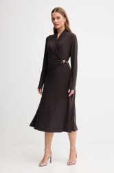 Šaty Joseph Ribkoff hnědá barva, midi, 253235