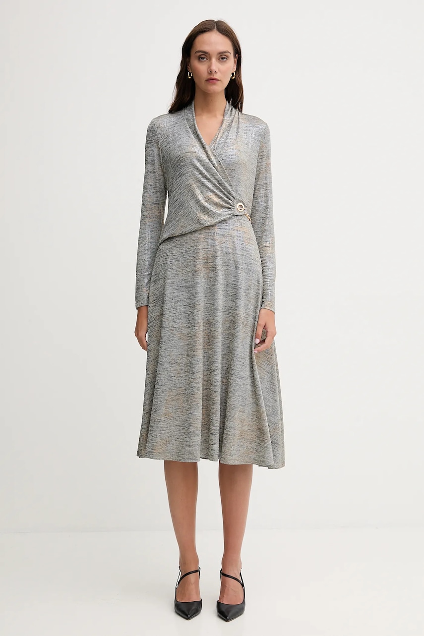 Šaty Joseph Ribkoff stříbrná barva, midi, 253285