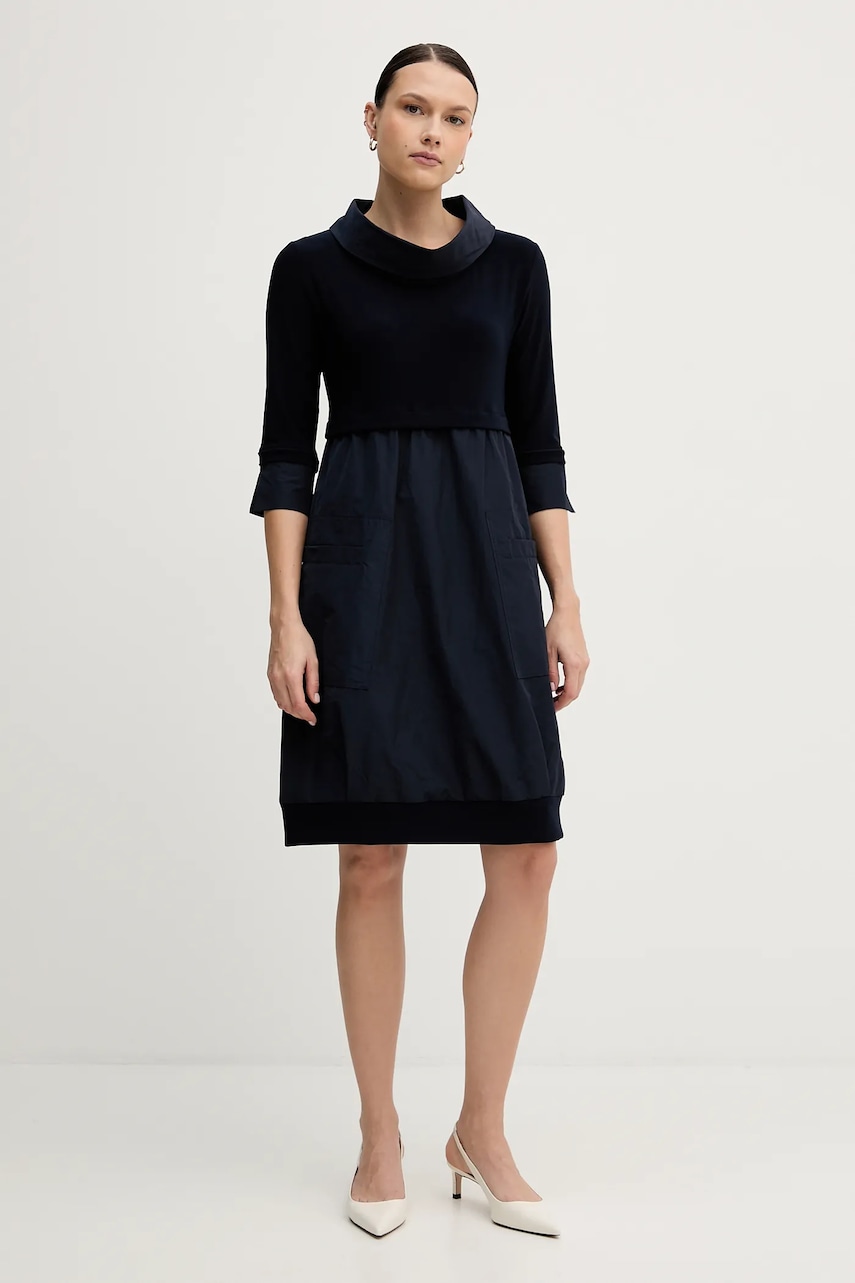 Šaty Joseph Ribkoff tmavomodrá barva, mini, 173444