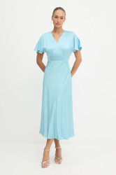 Šaty Karl Lagerfeld béžová barva, maxi, A3W13029