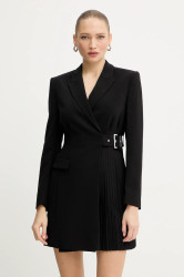 Šaty Karl Lagerfeld černá barva, mini, A4W13023