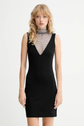 Šaty Karl Lagerfeld Jeans černá barva, mini, přiléhavé, A4W13009