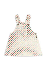 Šaty Konges Sløjd FRANKIE OVERALL DRESS GOTS béžová barva, maxi, KS103181