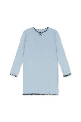 Šaty Konges Sløjd RIVI RIB DRESS OCS modrá barva, mini, KS104073