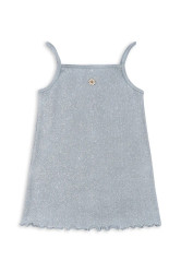 Šaty Konges Sløjd ROLI STRAP DRESS modrá barva, mini, KS103316