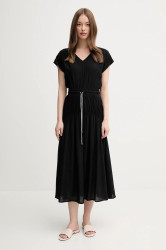 Šaty La Petite Française RAYAN černá barva, midi, RAYAN