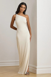 Šaty Lauren Ralph Lauren béžová barva, maxi, přiléhavé, 253980922