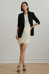 Šaty Lauren Ralph Lauren béžová barva, mini, 200963722