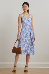 Šaty Lauren Ralph Lauren bílá barva, midi, 200973375