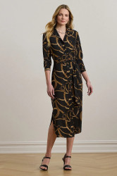 Šaty Lauren Ralph Lauren černá barva, midi, 200978812