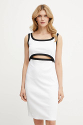 Šaty Liu Jo bílá barva, mini, přiléhavé, VA5180.J4822