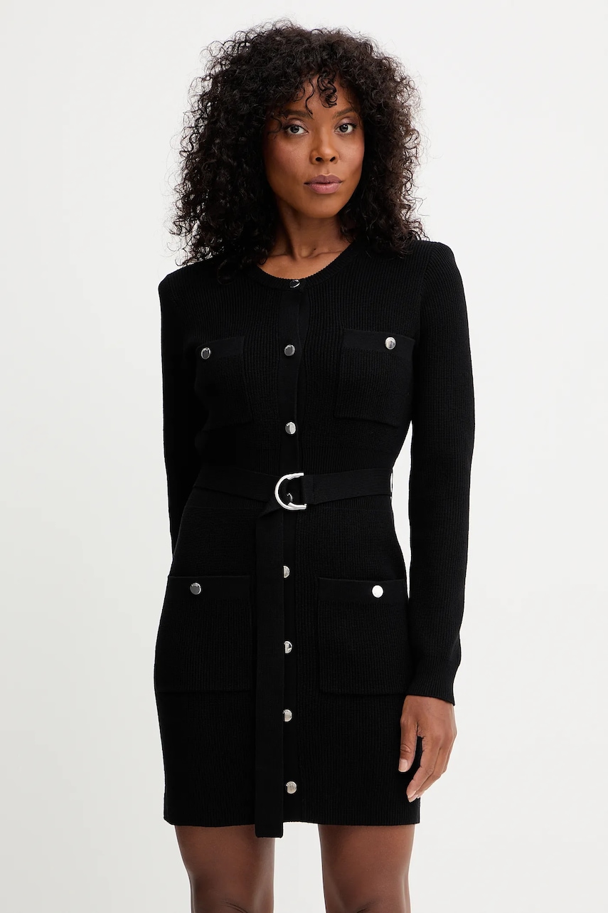 Šaty Liu Jo černá barva, mini, MF5371 MS99E