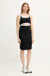 Šaty Liu Jo černá barva, mini, přiléhavé, VA5180.J4822