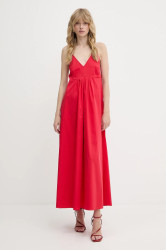 Šaty Liu Jo červená barva, maxi, VA5069.TS330