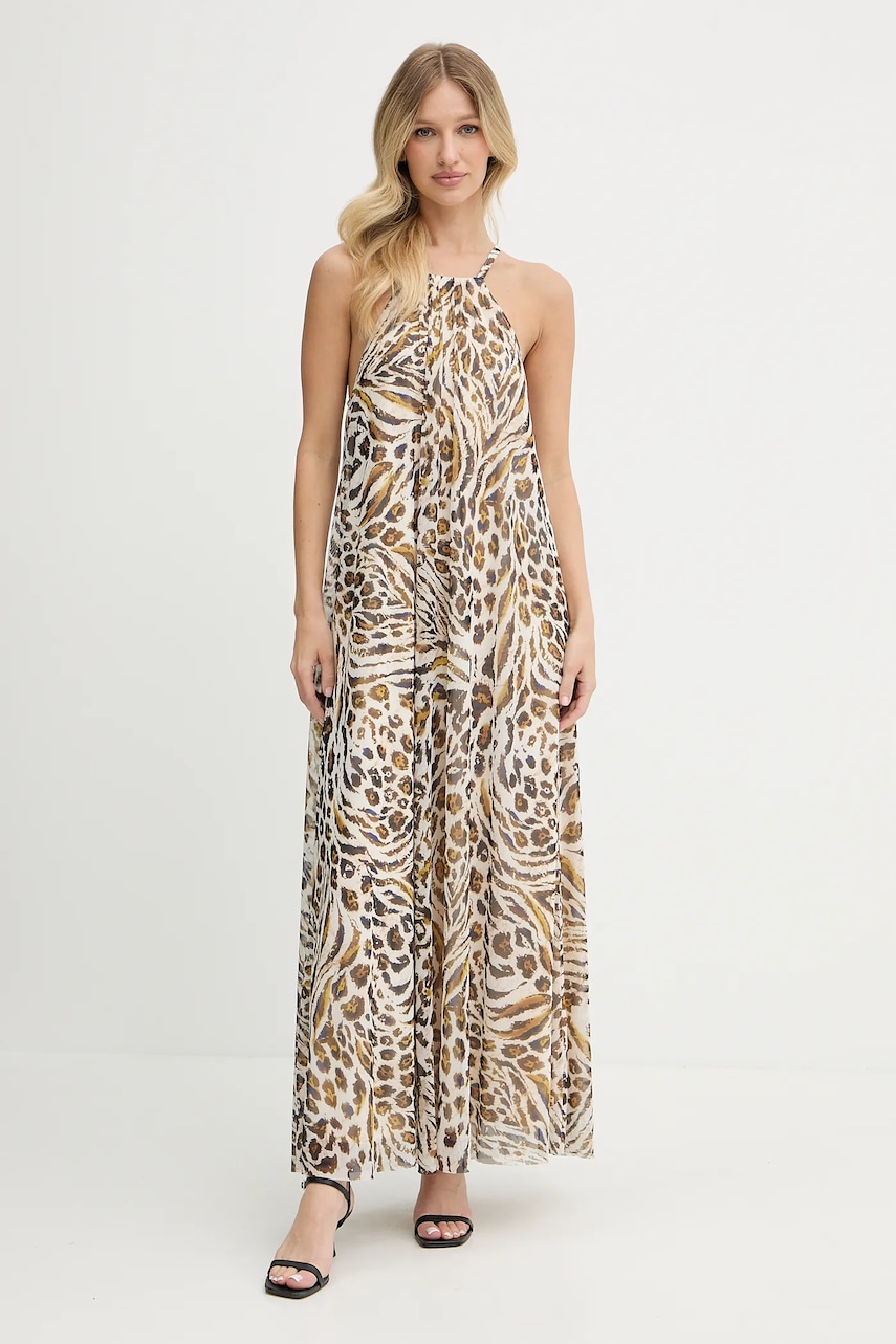 Šaty Marc Aurel béžová barva, maxi, 6549-7020-73854